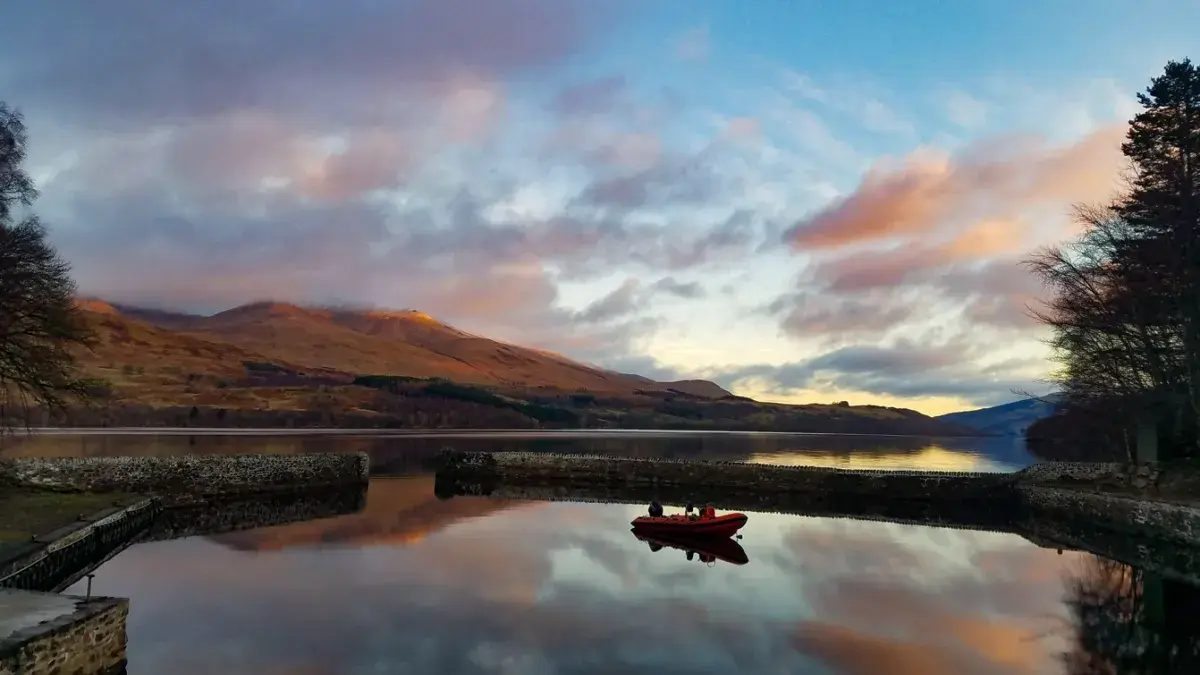 Sunset over Loch Tay