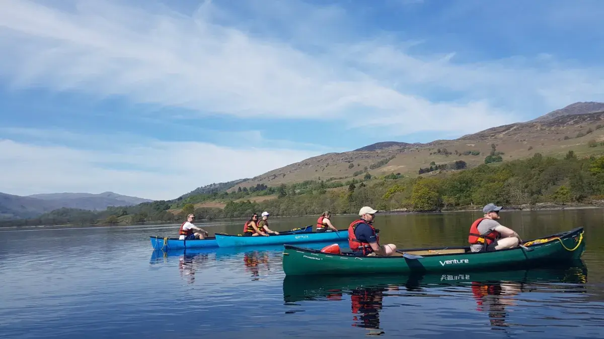boats on loch tay