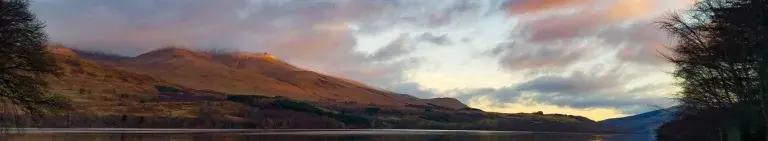 Sunset over Loch Tay