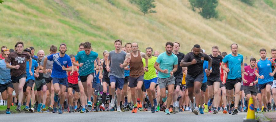 Image of runners taking part in parkrun