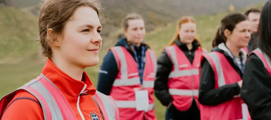 Image of student parkrun volunteer