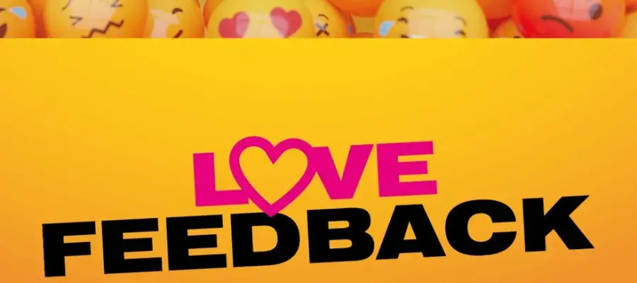 Love feedback poster yellow2