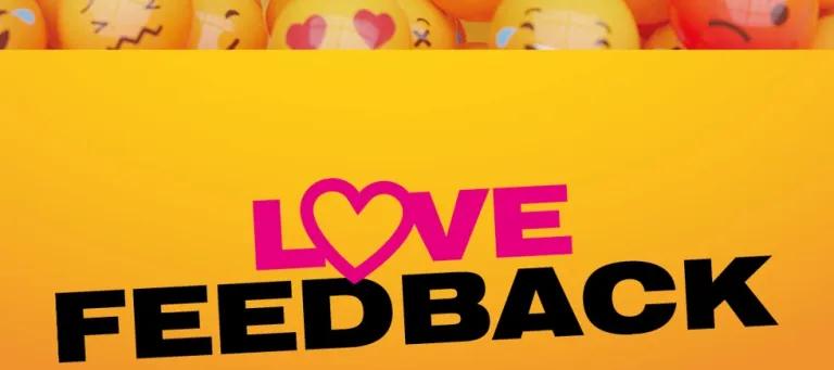 Love feedback poster yellow2