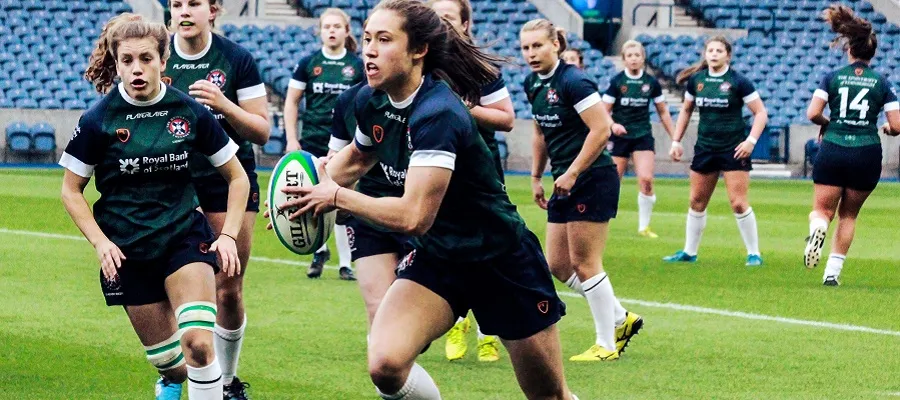 EULRFC Playing at Scottish Varsity match