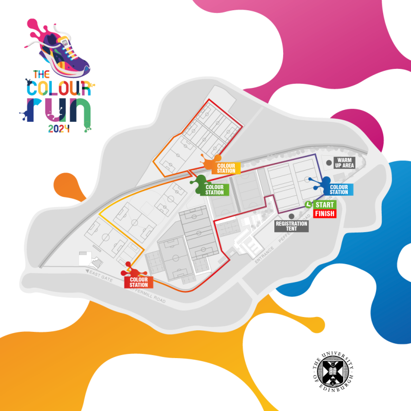 The Colour Run 2024 Map